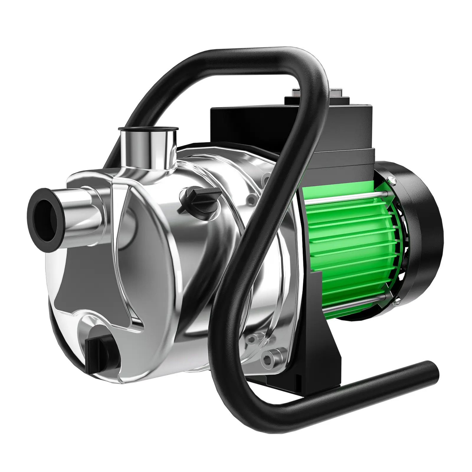 Portable Water Transfer Pump 1.6HP 1500GPH Electric Shallow Well Pump for Draining Irrigation Lawn Farm Water Removal