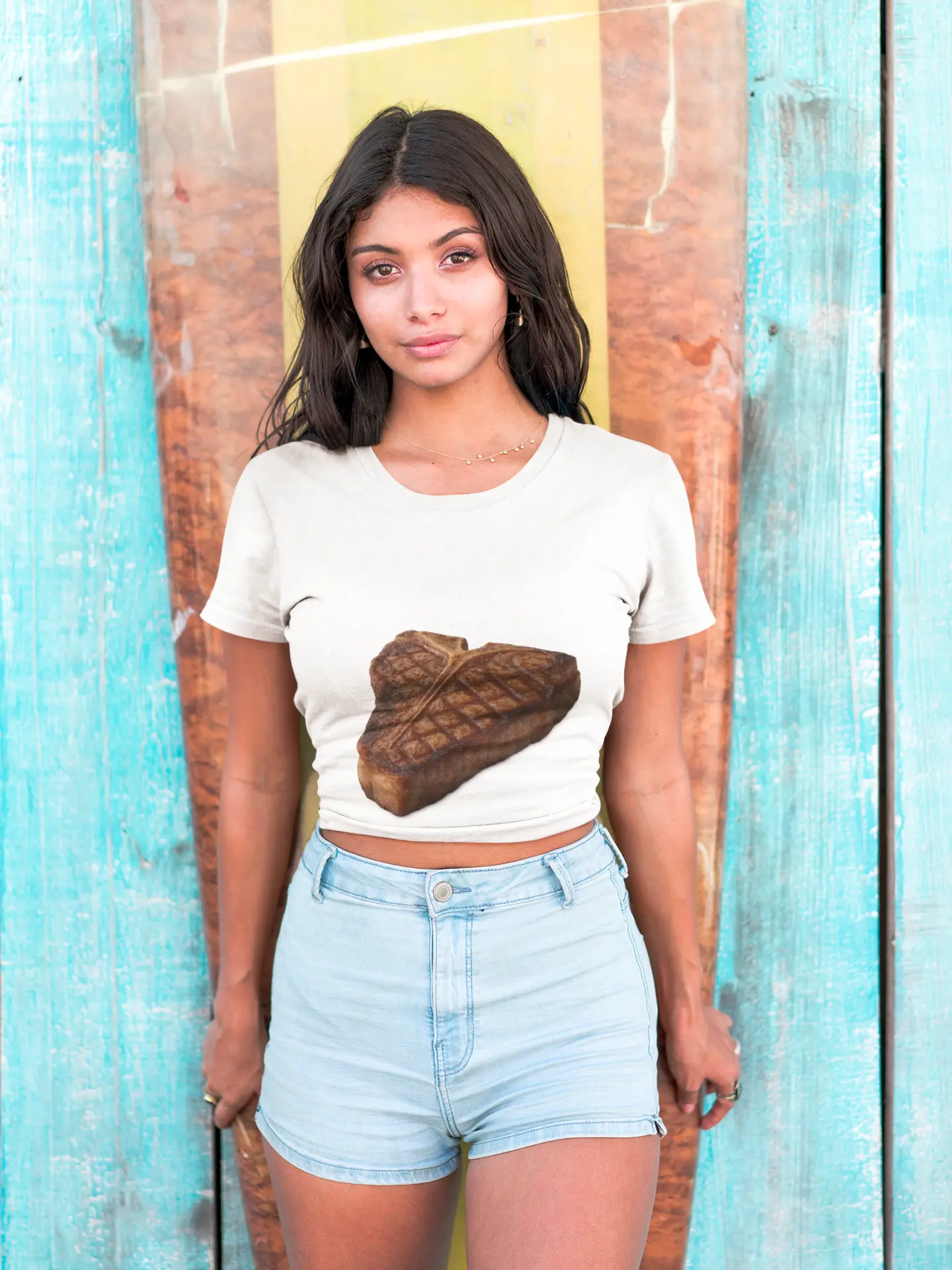 Steak Graphic Tee, Foodie T-shirt, Unisex Casual Wear, Gift for Meat Lovers, Summer Outfit, Kitchen Humor Shirt