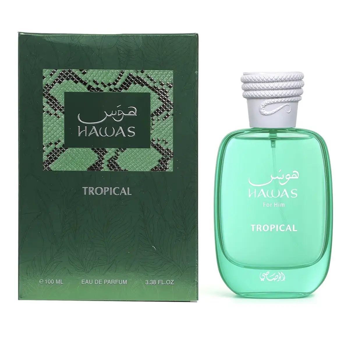 Rasasi Hawas Tropical EDP 100ml | Fresh Fruity Men Cologne | Mango Passion Fruit Arabian Perfume | Long Lasting Luxury Fragrance