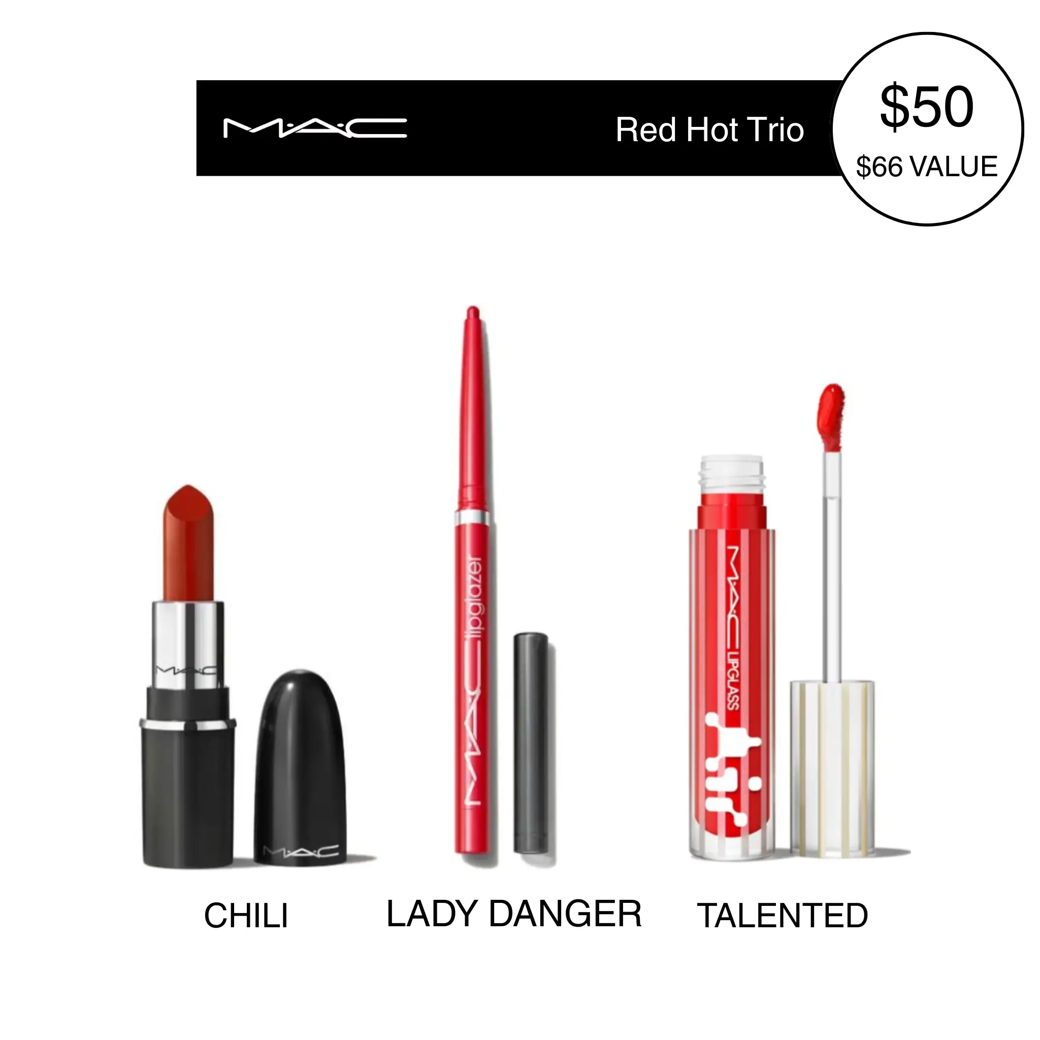 MAC Red Hot Lip Trio