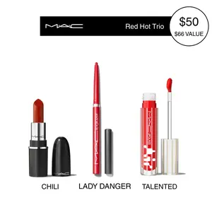 MAC Red Hot Lip Trio MAC Red Hot Lip Trio
