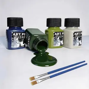 30ML 4-Color Vintage Acrylic Paint Kit | Creamy Texture for Retro Art, DIY Projects & Canvas/Stencil , Canvas Painting, Upcycling & DIY Vintage Creations，Christmas Creative Easy-Flow Formula Soft Paints