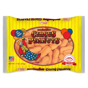 Melster Candies - Classic Marshmallow Circus Peanut Candies - Fat Free, Iconic and Nostalgic Sweet Treat - 11 oz. Bags