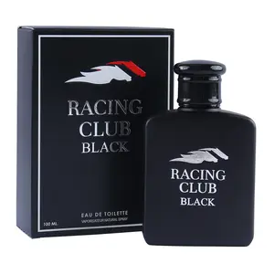 Racing Club Black Eau De Toilette 100ml/3.4fl.oz. - Natural Spray Cologne for Men - Men's Fragrance