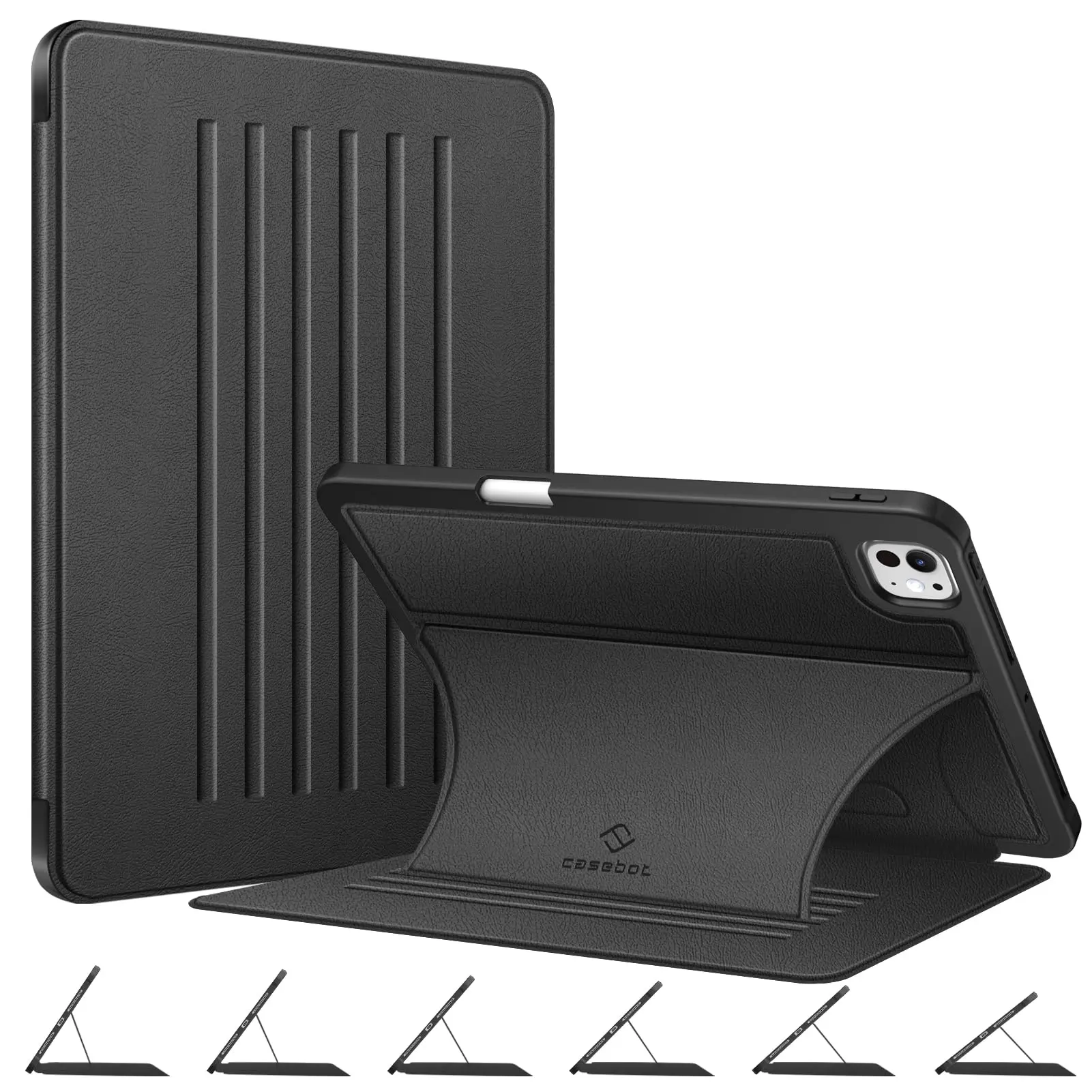 Fintie Magnetic Stand Case for iPad Pro 11-inch (M5/M4 chip) with Pencil Holder, Six Stand Angles, iPad Pro 11 Protective Case, PU Leather Cover