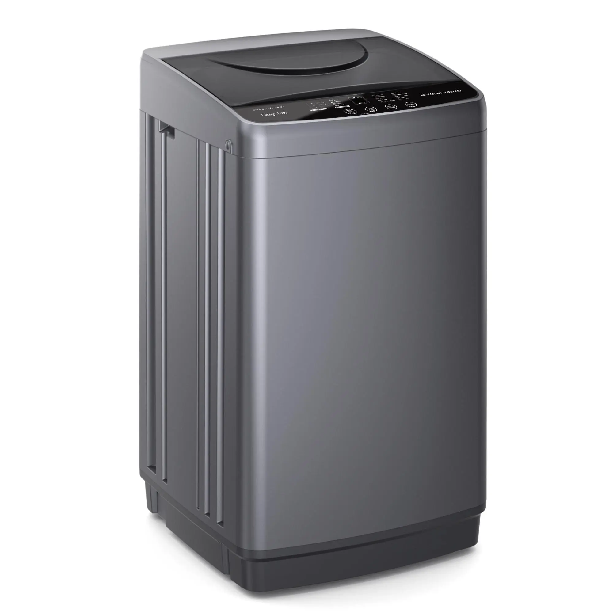 Compact Portable Washing Machine – 2.5-7 lbs Load Capacity, Full-Automatic Mini Washer with LED Display & Delay Start, for Small Spaces (Bathroom, Kitchen, RV)