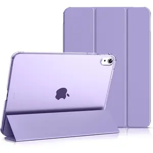 Case for iPad (A16) 11th Generation 11 Inch 2025, iPad 10th Generation 10.9 inch 2022, Slim Stand Folio Protective Cover with Hard PC Translucent  Shell,