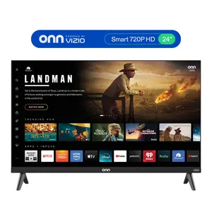 onn 24" Class 720P HD Powered by VIZIO Smart Television, 24S2V1movies, shows, sports, and more in clear high definition on this 24" LED TV. With VIZIO OS built-in, the VIZIO Home Screen brings together your favorite apps, movies, TV shows