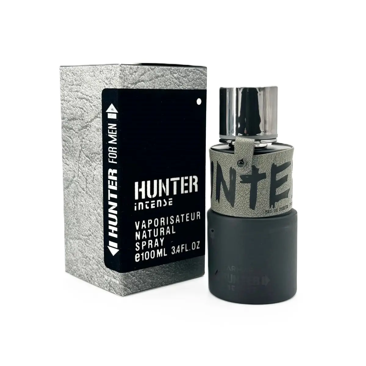 Armaf Hunter Intense Eau de Parfum for Men, Long-Lasting Natural Spray with Fresh, Aromatic & Spicy Citrus Notes, 3.4 fl oz, Edp Liquid Perfumes, Smelling Good, Edp Cologne Spray, Men's Fragrance
