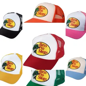 Mesh trucker hat embroidered/gorrita del pescado