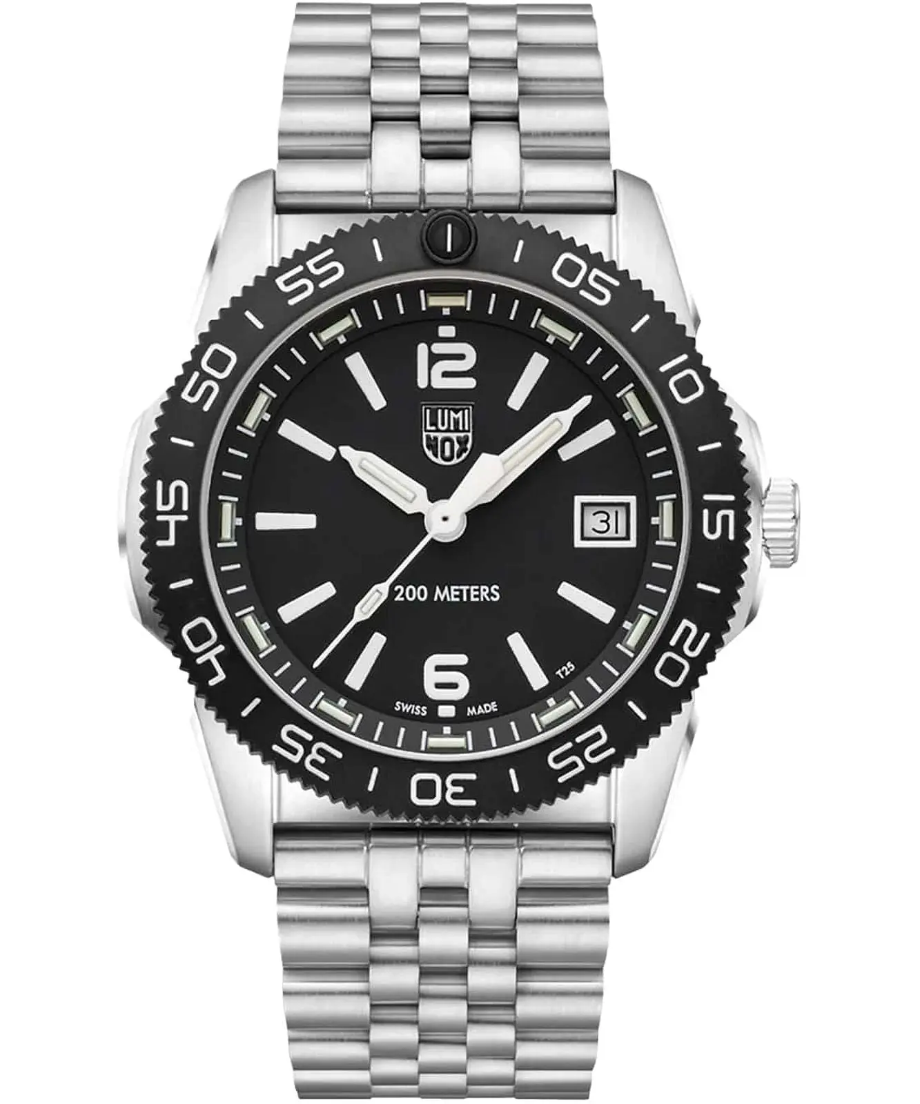 Luminox Pacific Diver Stainless Black Dial Men's Quartz Watch 39mm XS.3122M.1