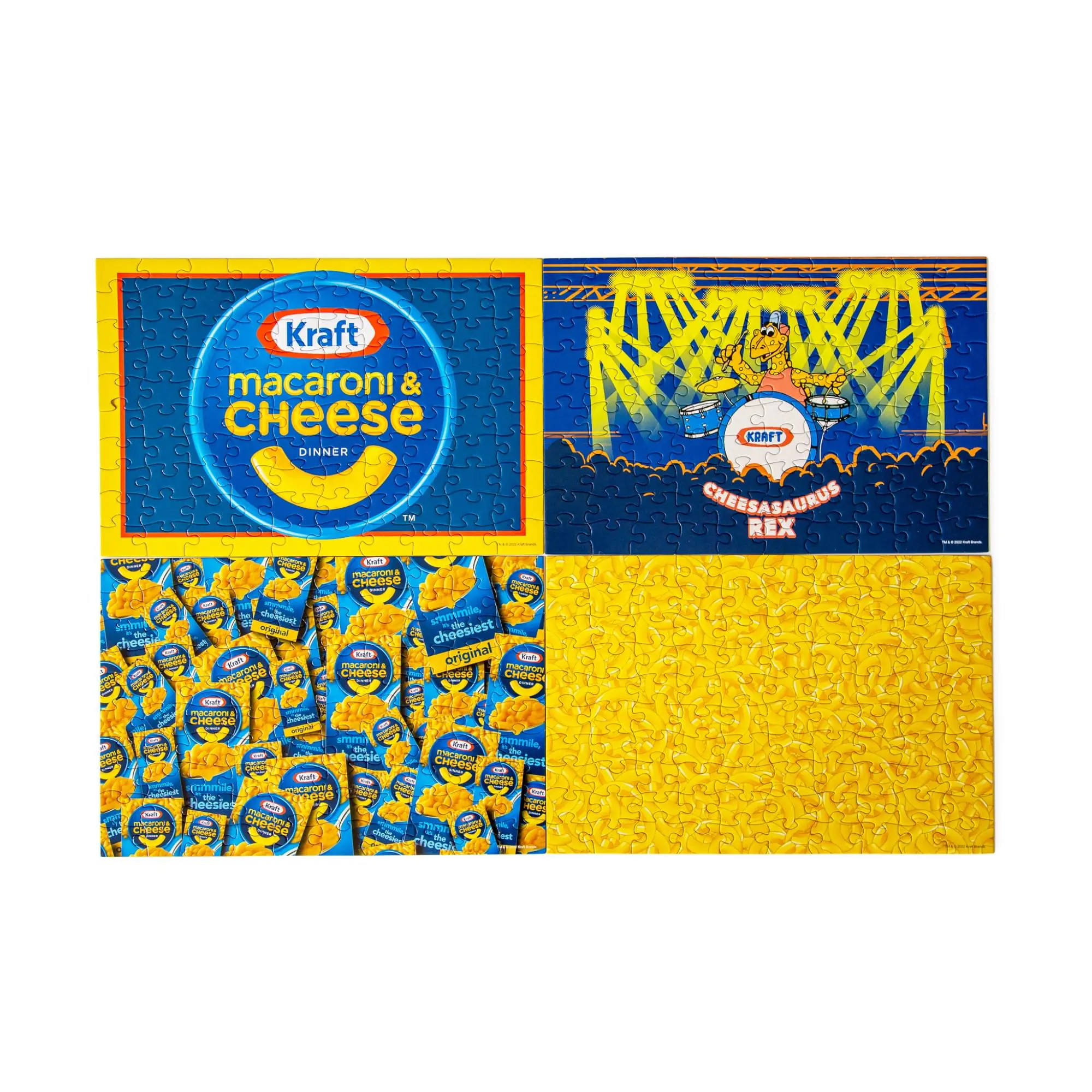Kraft Macaroni and Cheese 100-Piece Jigsaw Puzzle 4-Pack | Toynk Exclusive, Fun Challenge, Group Activity