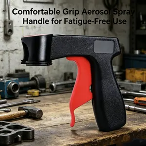 Universal Portable Spray Paint Nozzle Handle, Multifunctional Assisted Spraying Tool for Home Renovation, Color Changing and Spray Film Refinishing with Self Spray Can Compatibility  Ergonomic Universal Spray  Gun Handle