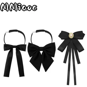 3pcs Women's Pre-Tied Adjustable Bow Ties - Bohemian Self-Tie Ribbon Choker Necklaces, Bowknot for Wedding, Prom, Outfits - Wear No-Wash Care (Pre-tied for convenience) summerwins