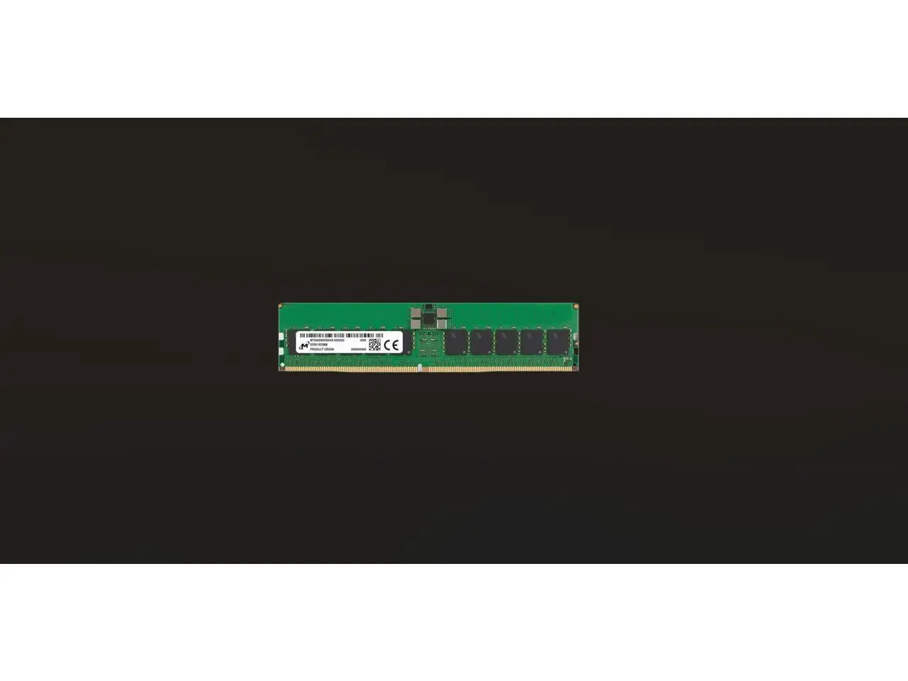 MICRON MTC10F1084S1RC48BA1 16GB 1RX8 PC5-38400B-R DDR5-4800MHZ RDIMM Micron Server/Workstation DDR5 DRAM