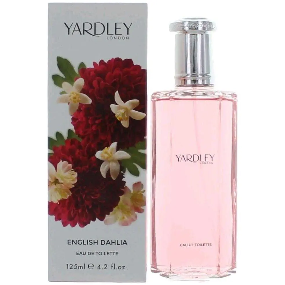 Yardley London Women's English Dahlia Floral Eau de Toilette (EDT) - Boxed Full-Size 4.2 oz New in Box Women's Fragrance, Single Item, Boxed Women's Fragrance, Full-Size Women's Fragrance