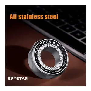 EDC Metal Ratchet Stress - relieving Ring Rotating Ring Fidget Spinner Stress - relieving Toy Stress - relieving Gift for Adults