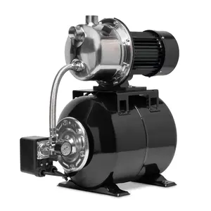 XtremepowerUS 1.6HP Booster Jet Pump Shallow Water 1" Well  System Pressurized, Stainless Steel, Irrigation System