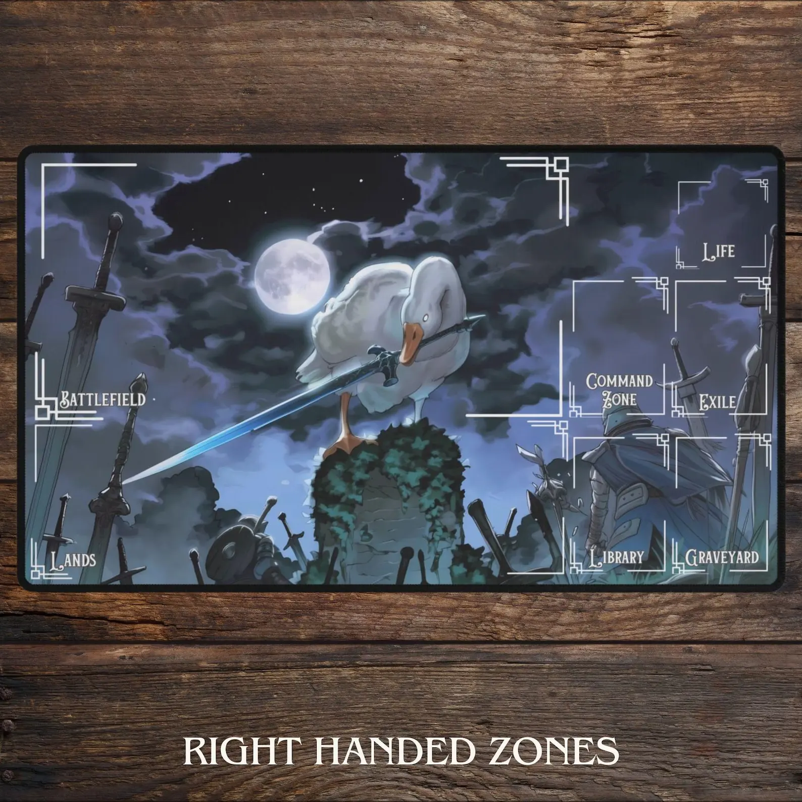 Epic Goose MTG Playmat One Silly Goose TCG Playmat MTG Token Anime Desk Mat Custom Playmat Mousepad DnD mtg Accessories Playmate