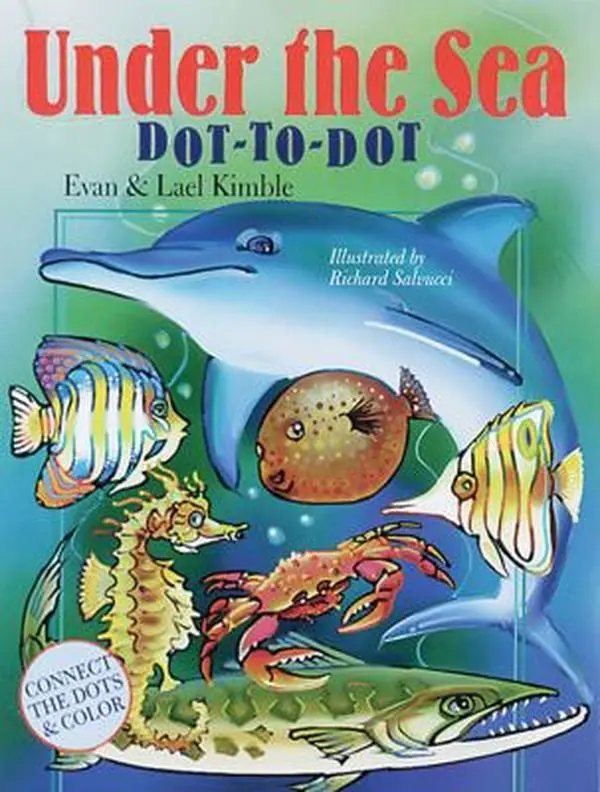 Used Under the Sea Dot-to-Dot Book - Evan Kimble, English Paperback (School & Educational Office Stationery Supply)