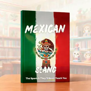 2026 Latest Mexican Slang Bilingual Book - Spanish Learning Guide for Beginners, Softcover Language Learning Tool, Reading Resource
