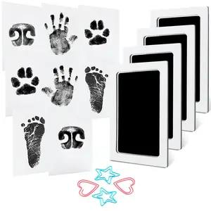 4-Pack Forever Prints Ink-Free Pet Paw/Nose Print Kit  - Safe, Non-Toxic, Mess-Free, Easy to Use, Perfect for Pet Shinepaw