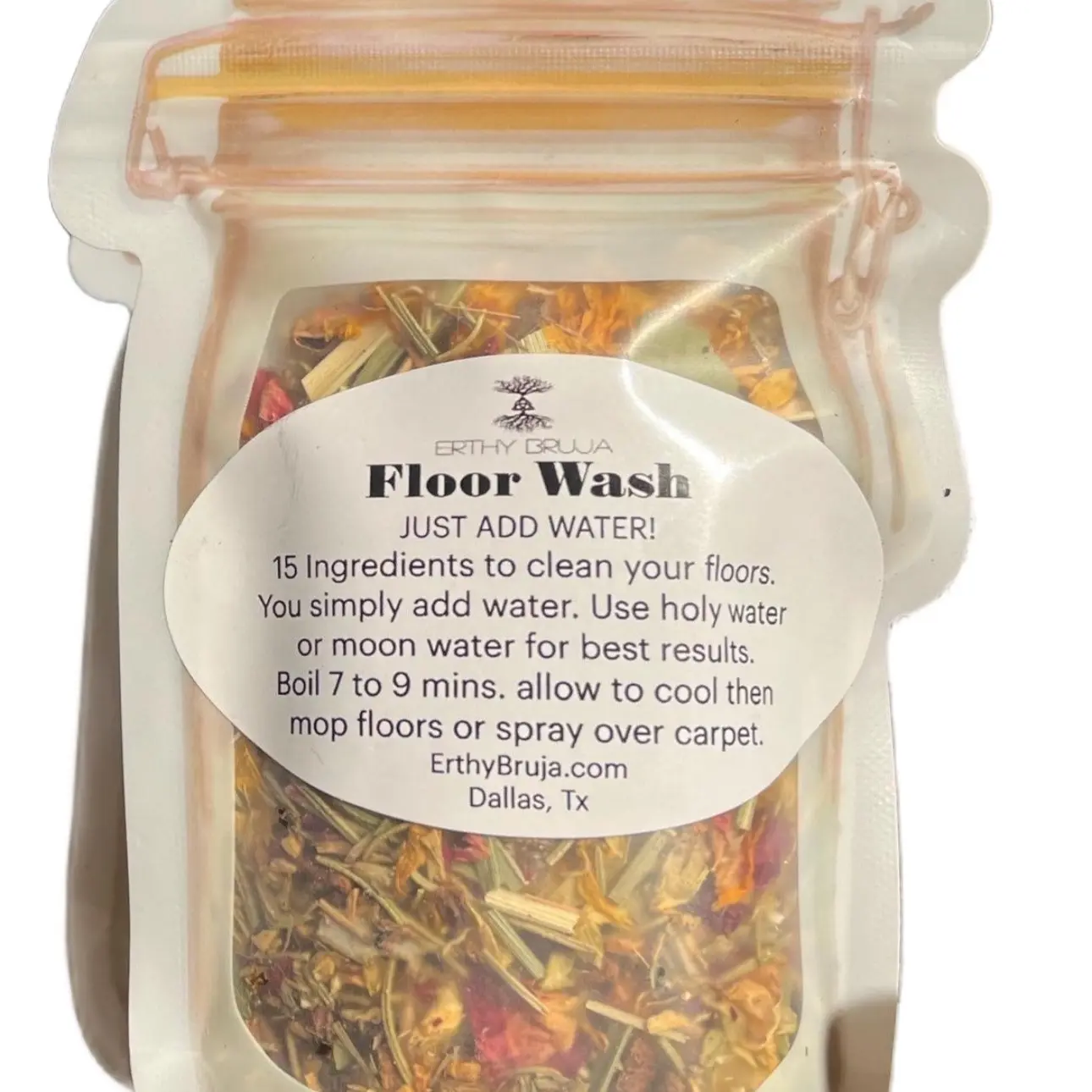 Erthy Bruja’s Floor Wash for clearing the energy in your space