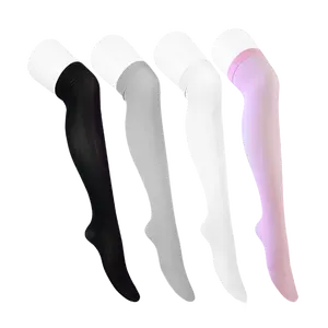 Koruraclub Christmas Cosplay Thigh-High Stockings 4-Piece Set - Black Gray Pink & White for Cosplay Accessories TikTokShopBlackFriday