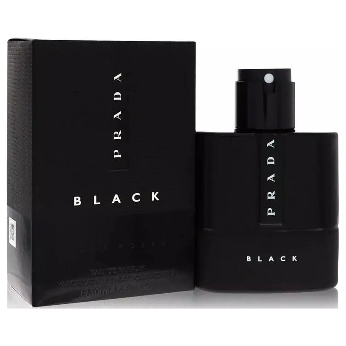 PRADA Luna Rossa Black Intense Perfume for Men, Men's Colognes, Bergamot Top Note, EDP Type Fragrance, 1.6 oz Eau de Parfum, New in Box, Boxed Men's Fragrance, Intense Men's Fragrance