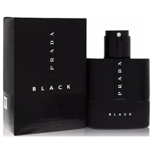 PRADA Luna Rossa Black Intense Perfume for Men, Men's Colognes, Bergamot Top Note, EDP Type Fragrance, 1.6 oz Eau de Parfum, New in Box