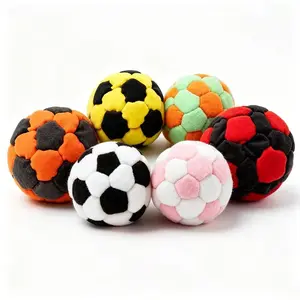 2.75 Inch Plush Soccer Hacky Sacks Soft Fleece Footbags For Kids Adults Y2K Nostalgia Skill Toy Outdoor Summer Camp Game Juggling Balls Aesthetic Sports Party Favors Coordination Gear