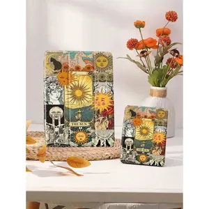 Tarot Card Patchwork Protective Case Compatible With IPad Air 4/5 10.9 Inch, IPad 7/8/9/10.2 Inch, IPad 10th Generation, Kindle Paperwhite 12th Gen 2024, Kindle (11th Generation) 2022 Release, Galaxy Tab S6 Lite 10.4 Inch, With Auto Sleep/Wake Feature Lea