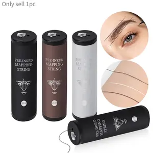 Eyebrow Shaping Stencil Kit ,A Multi-Style Template Set for Quick & Precise Design. Professional Microblading Supplies for Crafting Perfect Brows, Featuring a 20m Ink String Box for Precise Eyebrow Mapping.