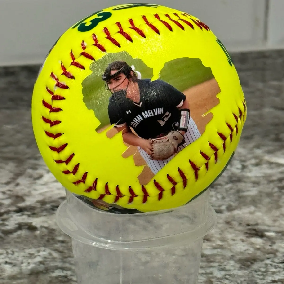 Personalized softball for Seniors/Players Personalized softball for Seniors/Players