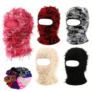 Balaclava Knitted Full Face Ski Mask Winter Windproof Neck Warmer for Men Women Mask Beanie