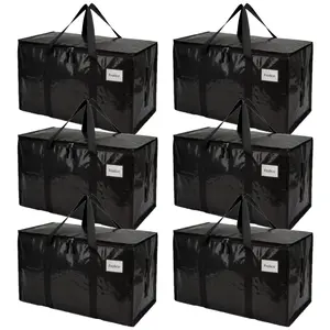 24 Gallon Extra Large Heavy Duty Foldable Moving Bags – Handles, Zipper & Label Pocket Included Perfect for outdoor camping — waterproof storage and organization. Available in 3 color options.