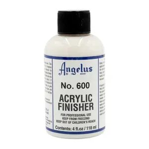 Angelus No. 600 Acrylic Leather Finisher - Durable Glossy Finish for Bags Shoes & Other Leather Goods