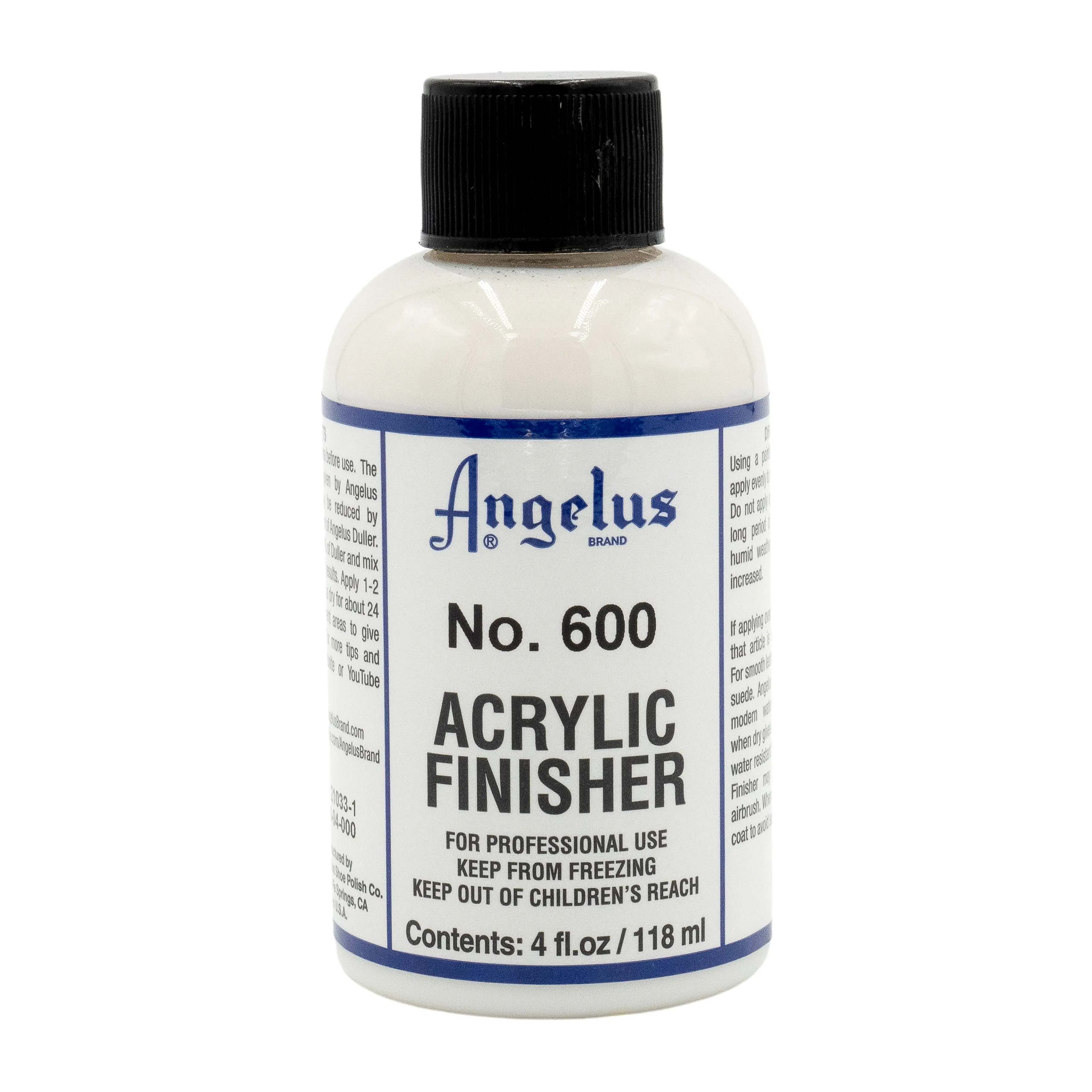 Angelus No. 600 Acrylic Leather Finisher - Durable Glossy Finish for Bags Shoes & Other Leather Goods