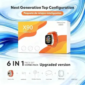Smart watch Kit with Bluetooth Headphones, Type-C Cable & Audio Support – Compact All-in-One Bundle