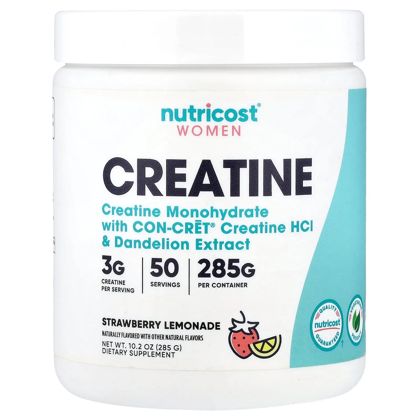Nutricost Women, Creatine, Strawberry Lemonade, 10.2 oz (285 g)