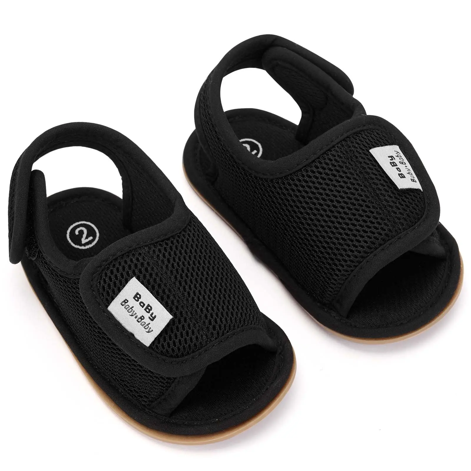 Baby Sandals Toddlers Sandals Summer Infant Shoes Breathable Lightweight Baby Shoes Non-Slip Sole Baby Shoes First Walker Shoes Baby Boy Girl Stuff