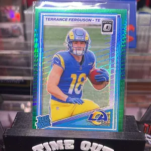 2025 Donruss Optic Terrance Ferguson Green Prizm Rated Rookie Card