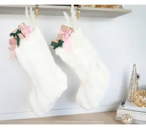 BFF Collection Oversized Slouched Faux Fur Stocking