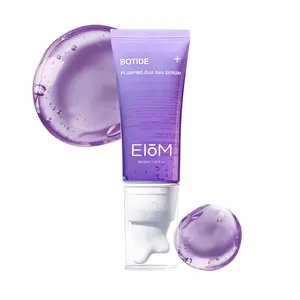 [EIOM] 2-in-1 Botide Peptide & Collagen Gua Sha Lifting Serum, Instant De-Puffing & Lifting Face Massager, Jawline Definer, Wrinkle and Fine Line Care, Plumping, Face Sculpting, 20 Types of Peptides, Korean Skincare, K-Beauty (2.02 fl.oz)