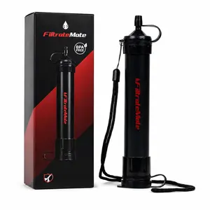 (R) FiltrateMate Portable Water Filter Straw - High-Performance Nanofiber Filtration for  Preparedness, Hiking, and Camping - Purifies up to 1,000 Liters