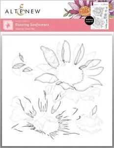 Dancing Sunflowers Layering Stencil Set (6 in 1)