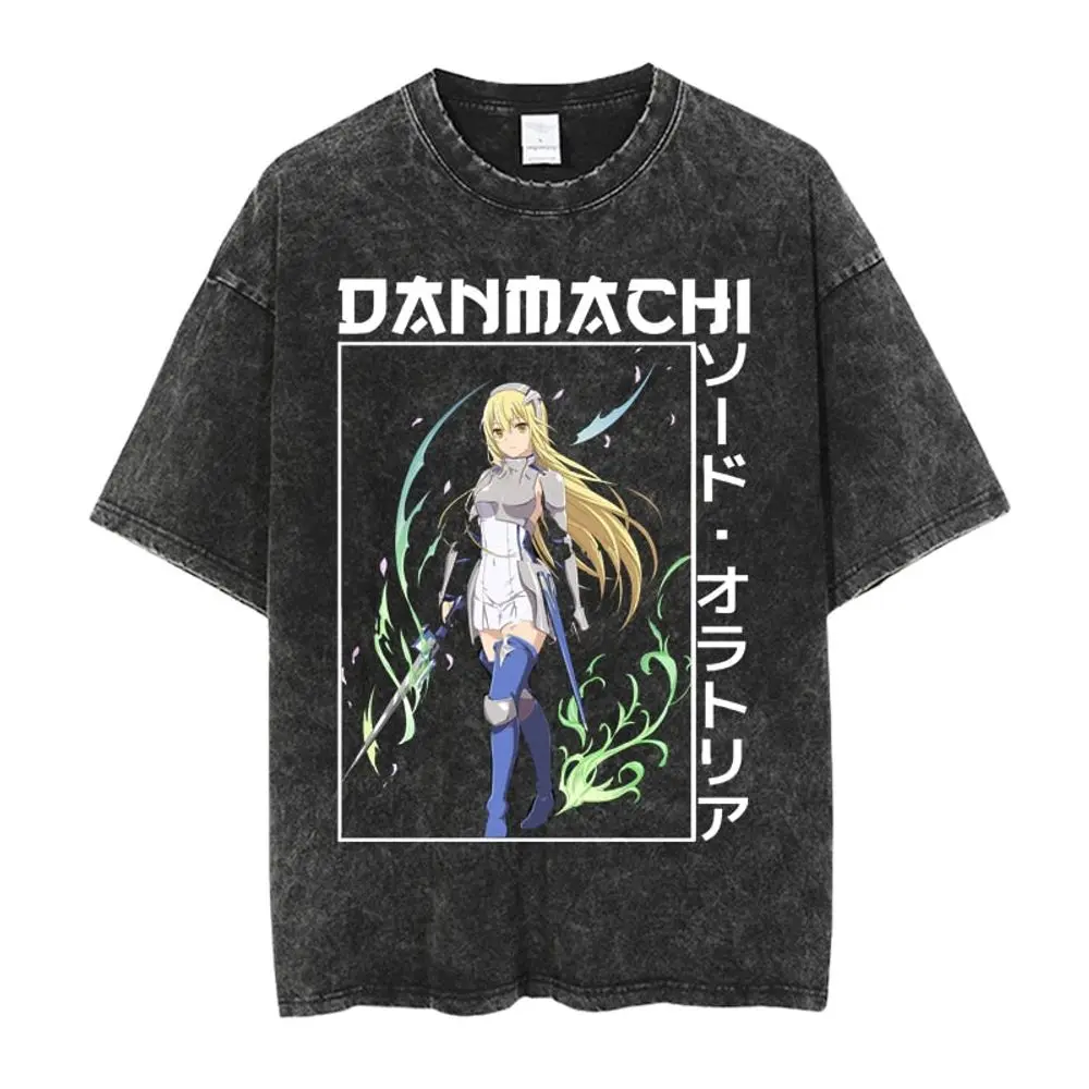Anime & Manga DanMachi DungeonOversized T-Shirt 37