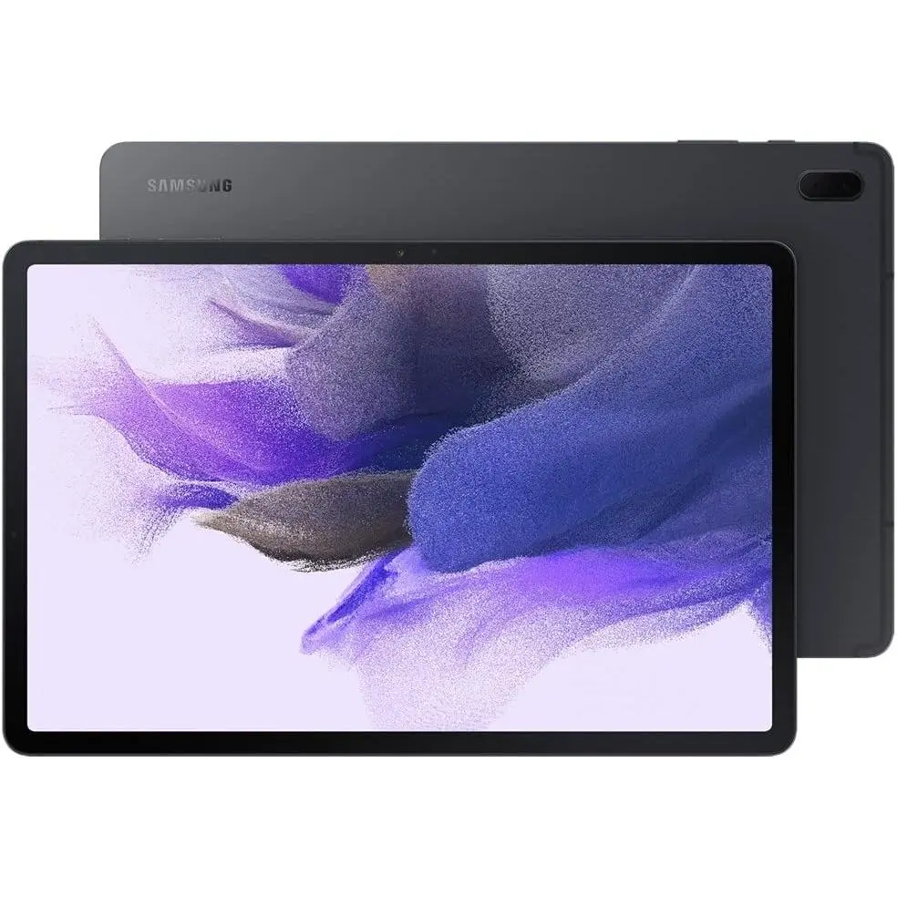 REFURBISHED Samsung Galaxy Tab S7 FE 2021 Android Tablet 12.4” Screen 64GB Mystic Black - WiFi + LTE - Excellent