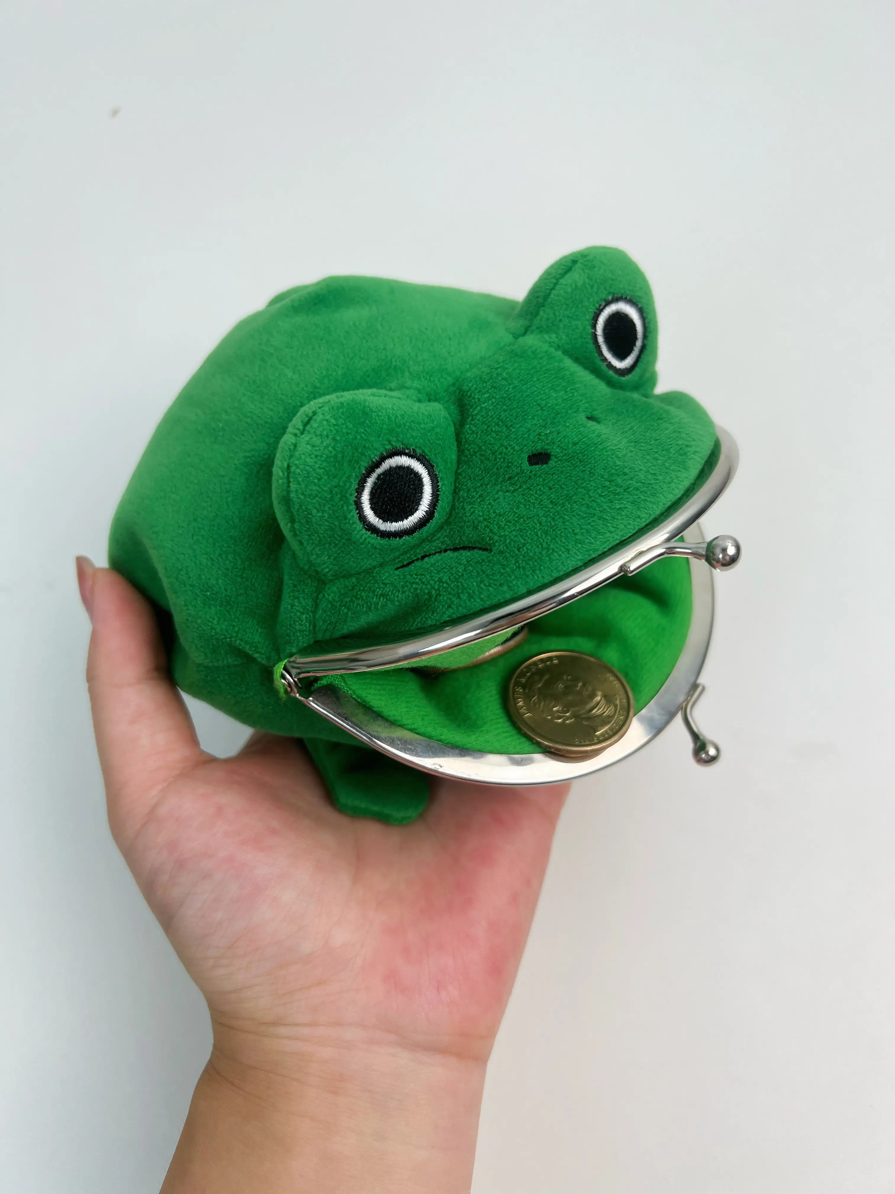 Large Premium Quality,Anime-Style Ninja Frog Wallet – Cute Coin Purse with Gift Bag for School, Travel & Fans
