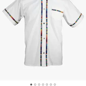 Guayabera  blanca shirt White Casual Menswear